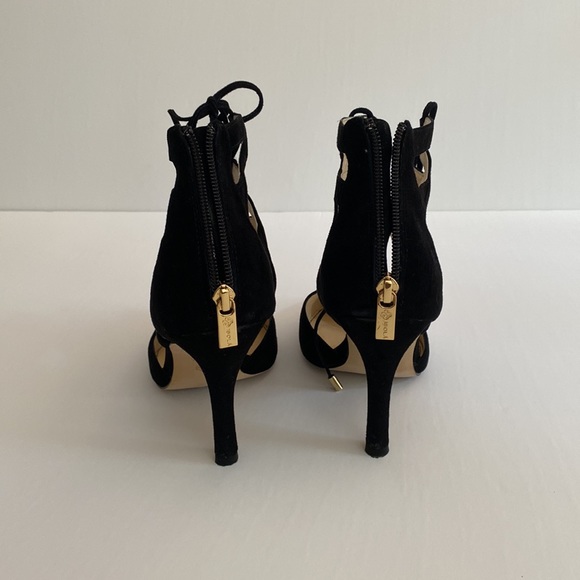 Isolá Black Suede Heels - Picture 2 of 3